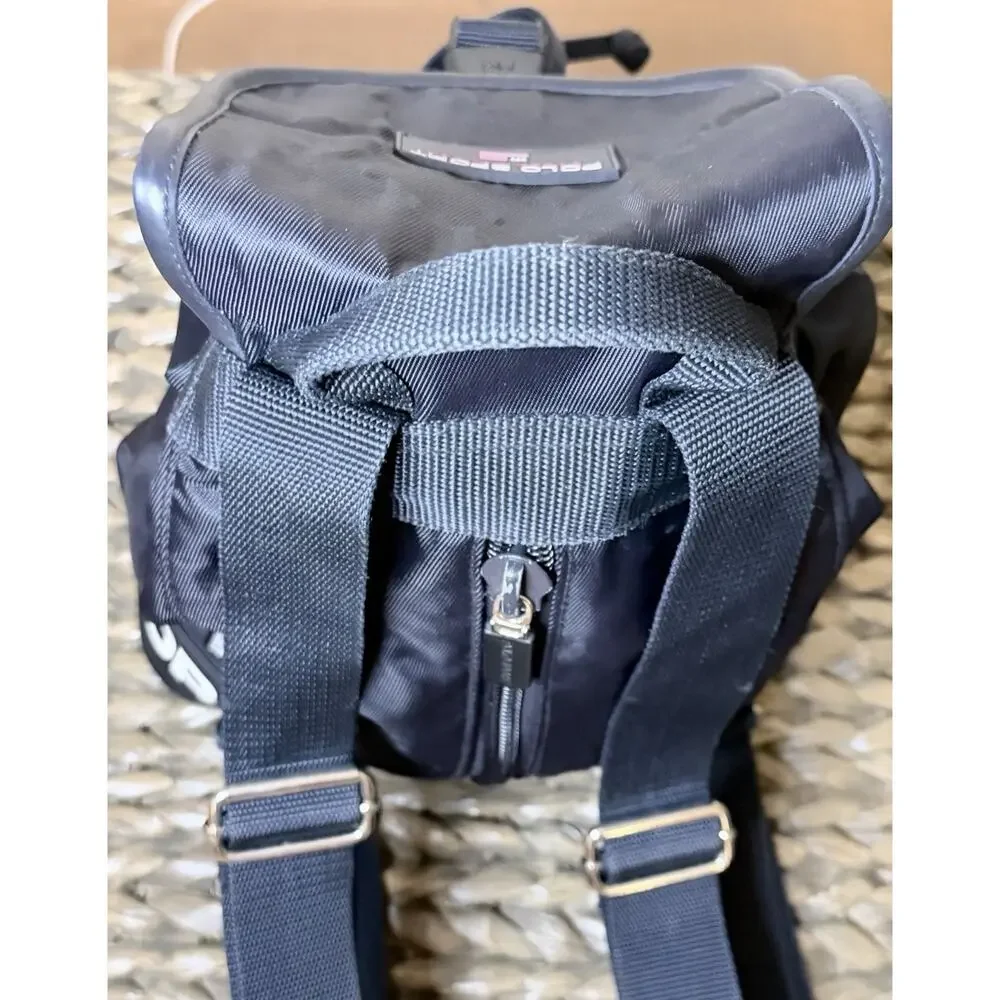 90s Vtg Polo Sport Ralph Lauren Blue Drawstring Backpack Adjustable Straps Y2K